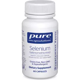 Pure Encapsulations Selenium Selenomethionine / Селен (Селенометіонін) 60 капсул від магазину біодобавок nutrido.shop