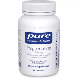 Pure Encapsulations Pregnenolone / Прегненолон 10 мг 60 капсул в магазине биодобавок nutrido.shop
