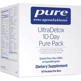 Pure Encapsulations UltraDetox 10-Day Pure Pack / Ультра детокс підтримка здорової детоксикації 10 пакетів від магазину біодобавок nutrido.shop