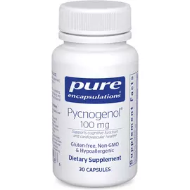 Pure Encapsulations Pycnogenol / Пикногенол экстракт сосновой коры 100 мг 30 капсул в магазине биодобавок nutrido.shop