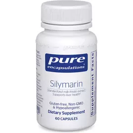 Pure Encapsulations Silymarin (Milk Thistle Extract) / Розторопша для підтримки печінки 60 капсул від магазину біодобавок nutrido.shop