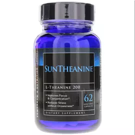Tomorrow's Nutrition Pro SunTheanine / L-теанин для облегчения стресса и улучшения концентрации 62 к в магазине биодобавок nutrido.shop