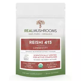 Real Mushrooms Reishi / Рейша органік порошок 45 гр. від магазину біодобавок nutrido.shop