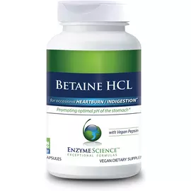 Enzyme Science Betaine HCl / Бетаин HCL соляная кислота 120 капсул в магазине биодобавок nutrido.shop