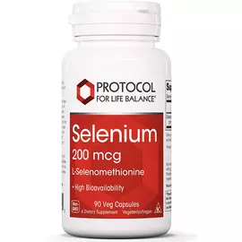 Protocol for Life Balance Selenium / Селен (з L-селенометіоніну) 200 мкг 90 капсул від магазину біодобавок nutrido.shop
