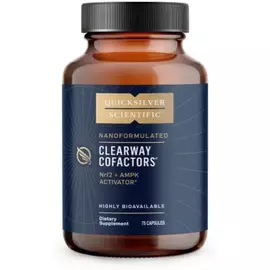 Quicksilver Scientific Clear Way Cofactors / Детокс печінки + підтримка виробництва глутатіону 75 капсул від магазину біодобавок nutrido.shop