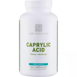 Amy Myers MD Caprylic Acid / Каприловая кислота - Баланс дрожжевой флоры 120 капсул в магазине биодобавок nutrido.shop