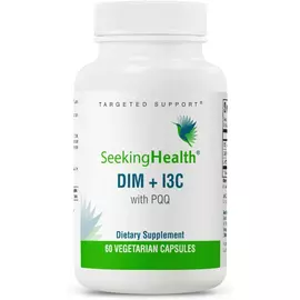 Seeking Health DIM + I3C / ДІМ + Індол Здоровий метаболізм естрогену 60 капсул від магазину біодобавок nutrido.shop