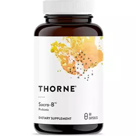 Thorne Research Sacro-B / Пробиотик Сахаромицеты Буларди, 60 капсул в магазине биодобавок nutrido.shop