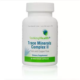 Seeking Health Trace Minerals Complex II / Мікроелементи трейс мінерал без заліза та міді 30 капсул від магазину біодобавок nutrido.shop