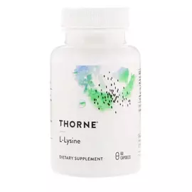 Thorne Research L-Lysine / L-Лизин 60 капc в магазине биодобавок nutrido.shop
