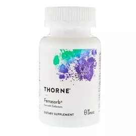 Thorne Research Ferrasorb / Железо с коферментами 60 капс в магазине биодобавок nutrido.shop
