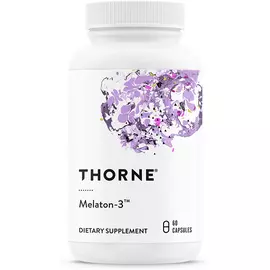 Thorne Research Melaton-3 / Мелатонін 3 мг 60 капс від магазину біодобавок nutrido.shop
