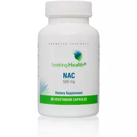 Seeking Health NAC (N-Acetyl-L-Cysteine) / НАК N-ацетил L-цистеїн 90 капсул від магазину біодобавок nutrido.shop