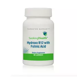 Seeking Health Hydroxo B12 with Folinic Acid / Гидрокси Б12 и фолиновая кислота 60 леденцов в магазине биодобавок nutrido.shop
