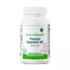 Seeking Health Prenatal Essentials MF / Комплекс витаминов для беременных без метилов 60 капсул в магазине биодобавок nutrido.shop