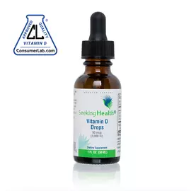 Seeking Health Optimal Vitamin D Drops / Витамин Д3 жидкий на основе оливкового масла 30 мл в магазине биодобавок nutrido.shop