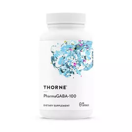 Thorne Research PharmaGABA-100 / Габа 100 мг 60 капсул від магазину біодобавок nutrido.shop