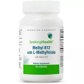 Seeking Health Methyl B12 with L-Methylfolate / Б12 + метилфолат 60 пастилок від магазину біодобавок nutrido.shop