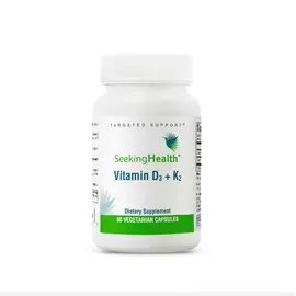 Seeking Health Vitamin D3 + K2 / Вітамін D3 + K2 60 капсул від магазину біодобавок nutrido.shop
