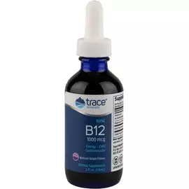 Вітамін Б12 метилкобаламін іонний рідкий 1000 мкг 59 мл / Ionic B12, Trace Minerals від магазину біодобавок nutrido.shop