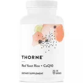 Thorne Research Red Yeast Rice + CoQ10 (formerly Choleast) / Красный дрожжевой рис 120 капсул в магазине биодобавок nutrido.shop