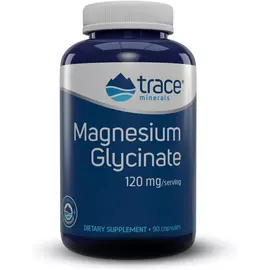 Магній гліцинат 90 капсул / Magnesium Glycinate, Trace Minerals від магазину біодобавок nutrido.shop
