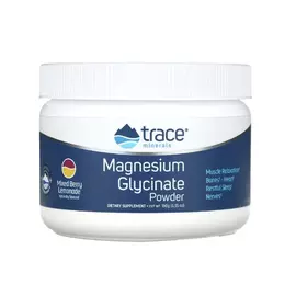 Магній гліцинат порошок 180 грамів / Magnesium Glycinate, Trace Minerals від магазину біодобавок nutrido.shop