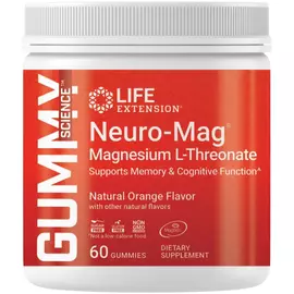 Life Extension Neuro-Mag / Магній Л Треонат 60 жувальних цукерок в магазине биодобавок nutrido.shop