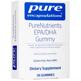 Pure Encapsulations PureNutrients EPA/DHA Gummy / ЭПК/ДГК поддержка когнитивной функции 36 шт в магазине биодобавок nutrido.shop