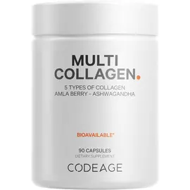 CodeAge Multi Collagen Protein Capsules / П'ять типів колагену 90 капсул від магазину біодобавок nutrido.shop