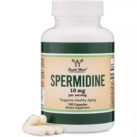 Double Wood Spermidine / Спермідин для клітинного омолодження та аутофагії 120 капсул від магазину біодобавок nutrido.shop