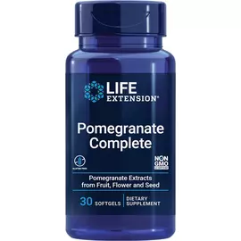 Life Extension Pomegranate Complete / Екстракт квіток граната 30 капсул від магазину біодобавок nutrido.shop