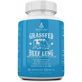 Ancestral Supplements Beef Lung / Говяжье легкое 180 капсул в магазине биодобавок nutrido.shop