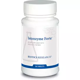 Biotics Research Intenzyme Forte / Протеолитические ферменты 50 таблеток в магазине биодобавок nutrido.shop