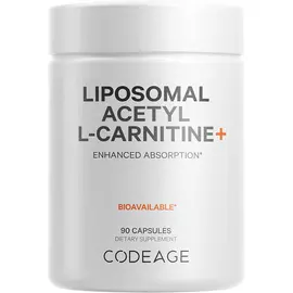 CodeAge Liposomal Acetyl-L-Carnitine / Ліпосомальний ацетил-L-карнітин 90 капсул від магазину біодобавок nutrido.shop