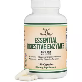 Double Wood Digestive Enzymes / Травні ферменти 180 капсул від магазину біодобавок nutrido.shop