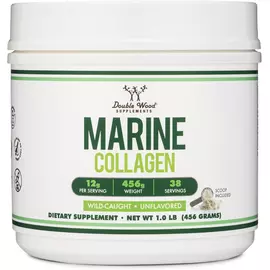 Double Wood Marine Collagen Powder / Морський колаген (із дикої білої риби) 456 г від магазину біодобавок nutrido.shop