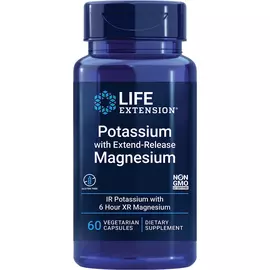 Life Extension Potassium with Extend-Release Magnesium / Калий с пролонгированным магнием 60 капсул в магазине биодобавок nutrido.shop