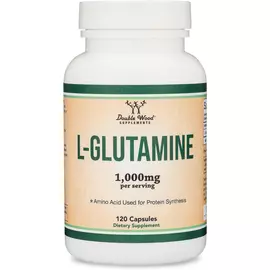 Double Wood L-Glutamine / L-глутамін 1000 мг 120 капсул від магазину біодобавок nutrido.shop