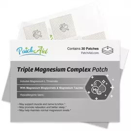 Patch Aid Triple Magnesium Complex / Патч Потрійний комплекс магнію 30 шт. від магазину біодобавок nutrido.shop