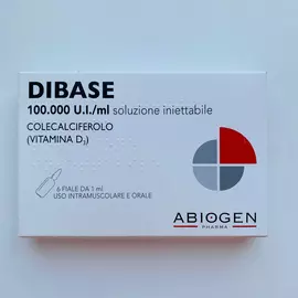 Dibase / Жидкий витамин Д3 100 000 МЕ 6 ампул в магазине биодобавок nutrido.shop