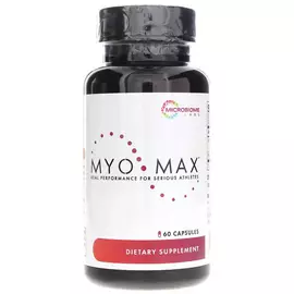 Microbiome Labs Myo Max / Поддержка здоровой функции митохондрий 60 капсул в магазине биодобавок nutrido.shop