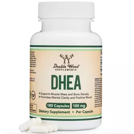 Double Wood DHEA / ДГЕА 100 мг 180 капсул від магазину біодобавок nutrido.shop