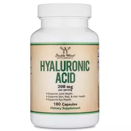 Double Wood Hyaluronic Acid / Гіалуронова кислота для волосся, шкіри та нігтів 180 капс від магазину біодобавок nutrido.shop