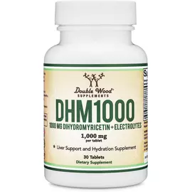 Double Wood Dihydromyricetin (DHM) / Дигідромирицетин для зниження рівня алкогольної інтоксикації 1000 мг 30 таблеток від магазину біодобавок nutrido.shop