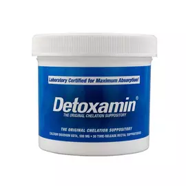 Detoxamin 500 MG / Детоксамін супозиторії з ЕДТА 30 шт. від магазину біодобавок nutrido.shop
