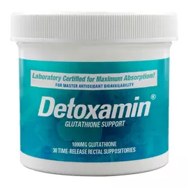Detoxamin glutathione support 1000 MG / Свічки з глутатионом 1000 мг 30 шт від магазину біодобавок nutrido.shop