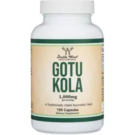 Double Wood Gotu Kola / Готу Кола 1000 мг 120 капсул від магазину біодобавок nutrido.shop