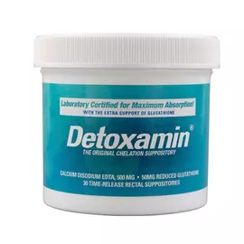 Detoxamin EDTA glutathione support 500 MG / Детоксамін супозиторії ЕДТА з глутатіоном 30 шт. від магазину біодобавок nutrido.shop